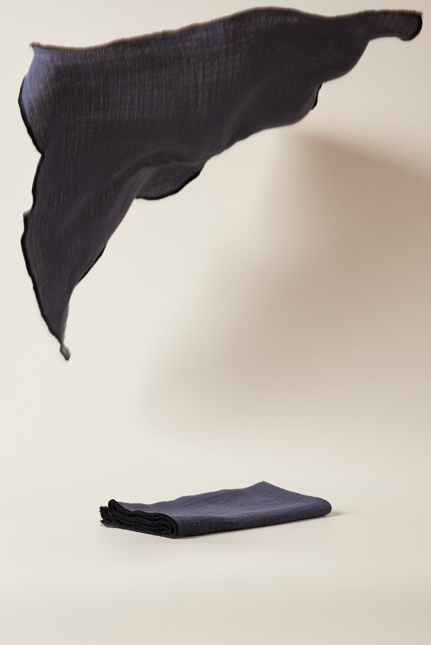 LOT DE 2 SERVIETTES DE TABLE MUSLIN
