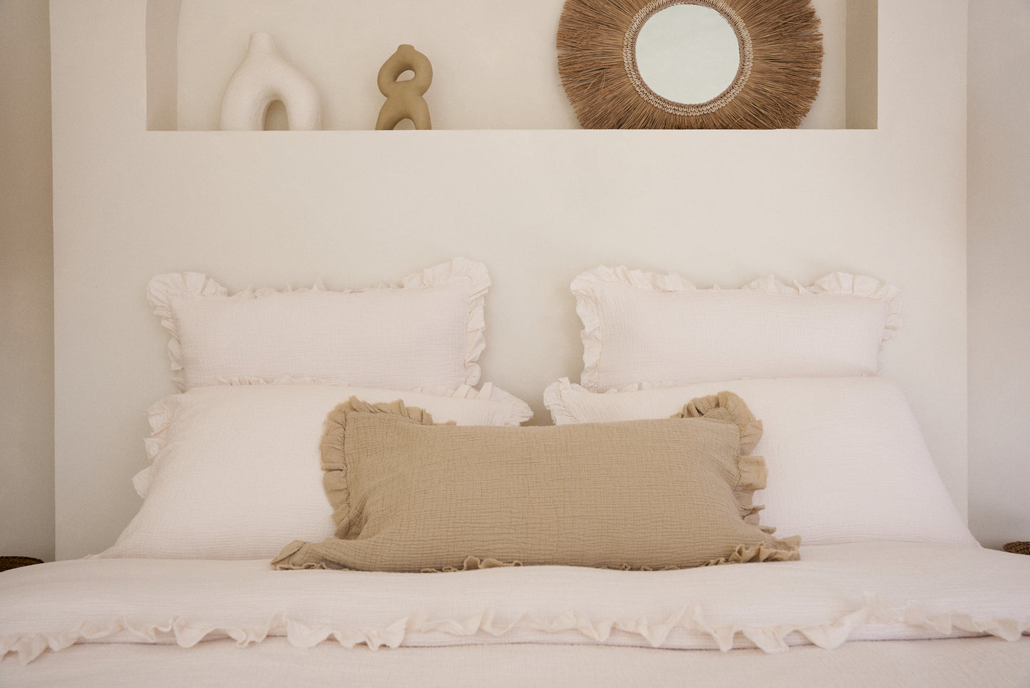 PARURE HOUSSE 240X220 + 2 TAIES 50X70 - OAK